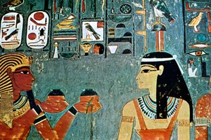 Fresque des tombes des nobles, Thèbes, Louxor, Égypte - Unbekannt