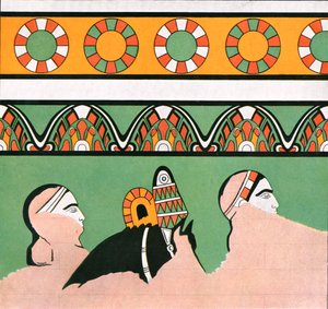 Peinture murale du palais de Dur-Sharrukin, Assyrie, 1928 - Unbekannt