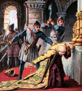 Meurtre de Thomas A Becket, 1170, vers 1850