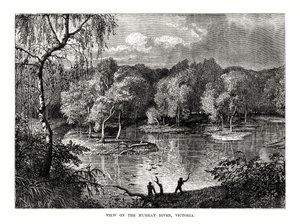 Rivière Murray, Victoria, Australie, 1877