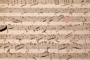 Partition musicale, Wolfgang Amadeus Mozart, Paris, France - Unbekannt