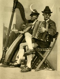 Musiciens, Tyrol, Autriche, vers 1935 - Unbekannt