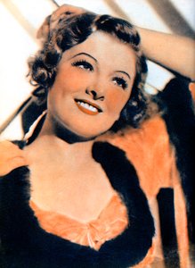 Myrna Loy, actrice américaine, 1934-1935