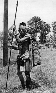 Homme Naga, Inde, 20ème siècle