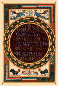 Noms des quatre évangélistes, vers 800 après J.-C. - Unbekannt