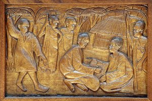 Relief de la porte de l