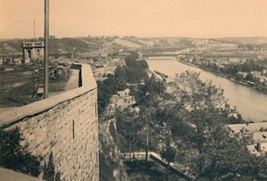 Namur. Tourelle des Guetteurs et confluent de la Sambre et de la Meuse, vers 1900 - Unbekannt