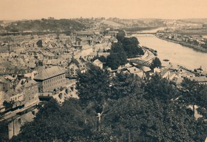 Namur. Vue de la ville et confluent de la Sambre et de la Meuse, vers 1900 - Unbekannt