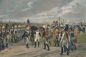Napoléon décorant le grenadier russe à Tilsitt, 1807, 1896