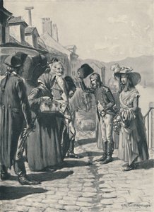 Napoléon en route pour la Corse avec sa sœur Elisa, 1894, 1896 - Unbekannt