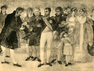 Napoléon décorant David au Salon du Louvre, Paris, 1808, 1921 - Unbekannt