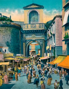 Napoli - Porta Capuana, vers 1900 - Unbekannt