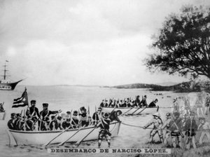 Narciso Lopez débarquant à Cardenas, 1850, années 1920 - Unbekannt