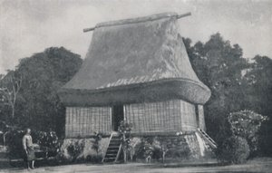Maison indigène, îles Fidji, 1923