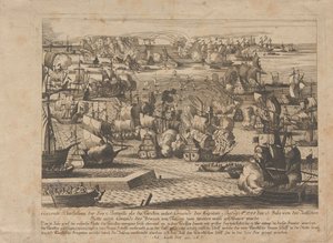 Bataille navale entre la flotte russe et ottomane le 13 juillet 1788 - Unbekannt