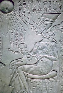 Néfertiti et deux de ses filles - Unbekannt