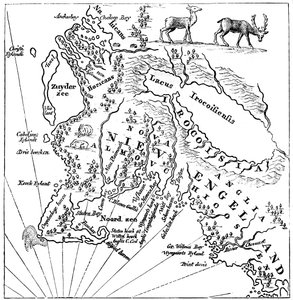 Nouvelle-Angleterre en 1660, vers 1880