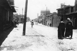 Nouvelle rue, Bagdad, Mésopotamie, Première Guerre mondiale, 1918