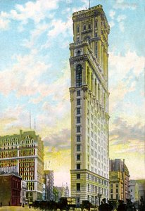 Bâtiment du New York Times, New York, USA, début du 20ème siècle - Unbekannt