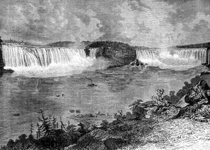Chutes du Niagara, Canada, XIXe siècle