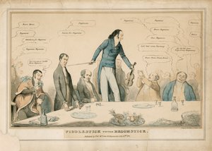 Niccolò Paganini - caricature - Unbekannt