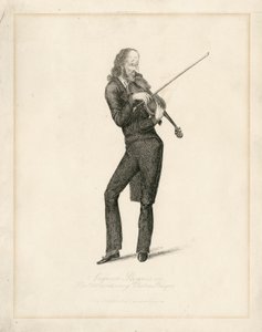 Niccolo Paganini - portrait - Unbekannt