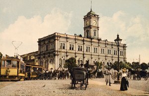 Gare Nicolas, place Kalanchyovskaya, Moscou, Russie - Unbekannt