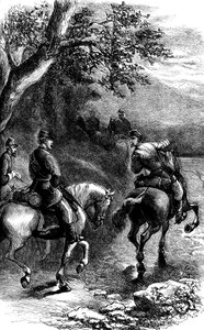 Marche nocturne sur Harpers Ferry, Virginie, vers 1861-1880