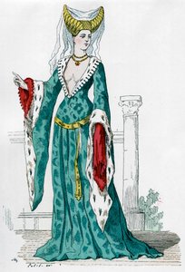 Noble femme du temps de Charles VI de France, 1380 1882-1884 - Unbekannt