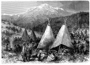 Campement indien en Oklahoma - Unbekannt