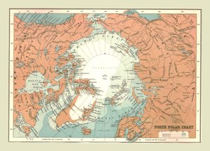 Carte du pôle Nord, 1902