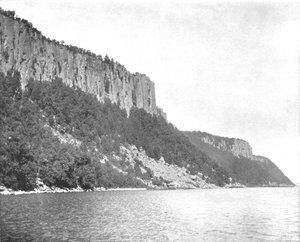 Extrémité nord des Palisades, rivière Hudson, USA, vers 1900 - Unbekannt