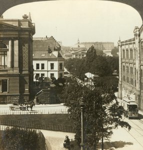 La belle capitale de la Norvège, Christiania, Norvège, vers 1905 - Unbekannt