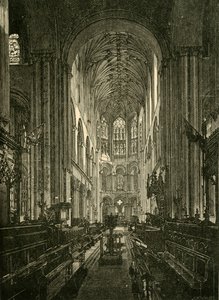 Cathédrale de Norwich. Le Chœur, regardant vers l