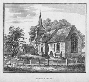 Église de Norwood, c1792 - Unbekannt