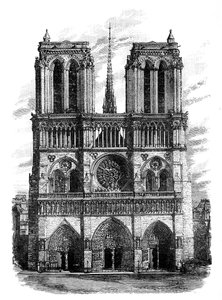 Notre-Dame, Paris, vers 1888 - Unbekannt