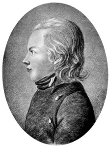 Novalis Friedrich von Hardenberg, poète et romancier romantique allemand, vers 1800 - Unbekannt
