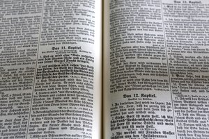 Obersteinbach, Bas-Rhin, France, le 29/5/2014 - Bible. Temple luthérien. - Unbekannt