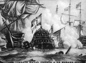 Bataille navale du 12 octobre 1747 - Unbekannt