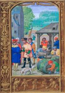 Octobre, vinification, début du 16e siècle - Unbekannt