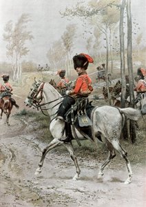 Officier de hussards, 1889 - Unbekannt