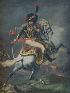 Officier des Chasseurs Montés Chargeant. Garde Impériale, vers 1812, 1896