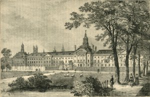 Ancien hôpital de Bethléem, Moorfields vers 1750, vers 1872 - Unbekannt