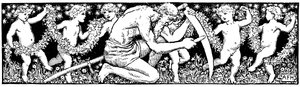 Le vieux Père Temps aiguisant sa faux, 1891 - Unbekannt