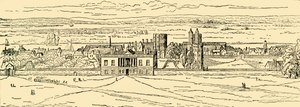 Ancienne vue du palais de Greenwich (après Hollar) - Unbekannt