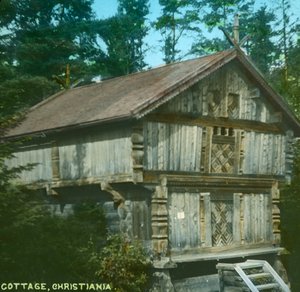 Vieux cottage, Christiania, Oslo, Norvège, fin 19ème-début 20ème siècle - Unbekannt
