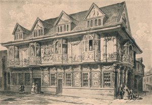 Vieille maison à Ipswich, Suffolk, 1915 - Unbekannt