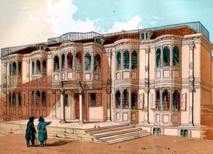 Ancien palais à Greenwich, vers 1850