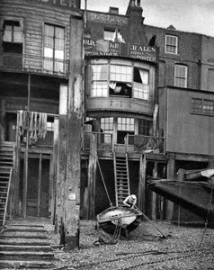 Ancien pub sur la Tamise, Londres - Unbekannt