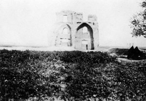 Vieille ruine sur les rives du Tigre, Mossoul, Mésopotamie, 1918 - Unbekannt